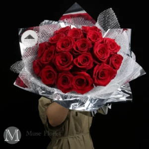 情人節花束，厄瓜多尓紅玫瑰 (1)